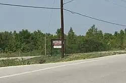 Sign for Minawa Beach