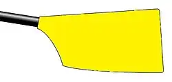 Image showing the rowing club's blade colours