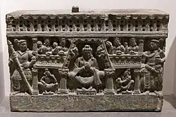 Maitreya's paradise, Shotorak, 2-3rd century CE.