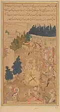 Mirza Sulayman besieges Kabul in 1556-1557