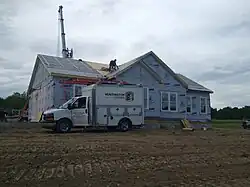 Modular Home being built in Vermont photo by Josh Vignona