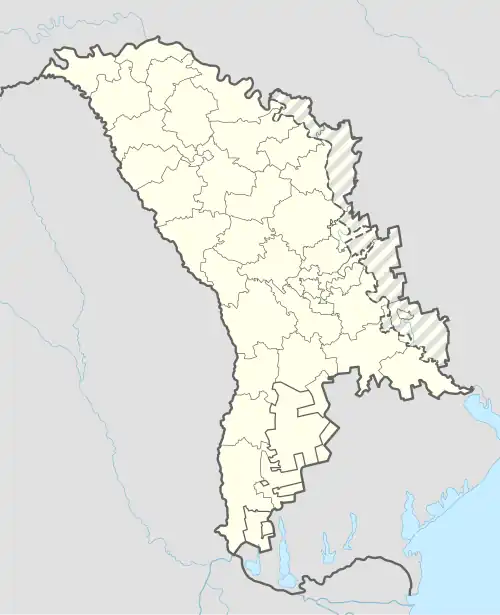 Ciorescu is located in Moldova