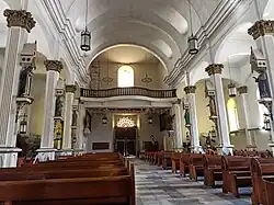 Interior facing northwest