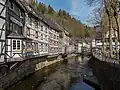 Monschau, timberframe houses