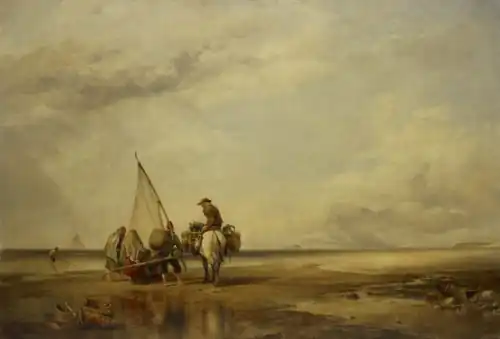 Mont St Michel Shrimpers, 1842