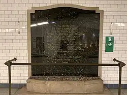 Monument to the resistance fighters who were shot at the nearby Fort de Vincennes on 22 August 1944