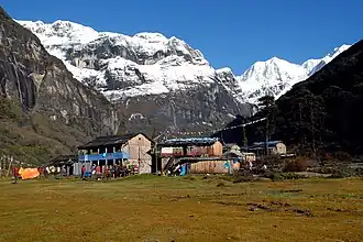 Yangle Kharka, a place in Sankhuwasabha