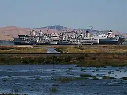 Another view of the "Ghost Fleet", also known as the "Moth Ball Fleet".