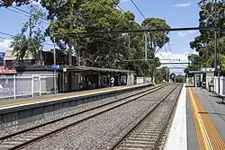 Mount Waverley station Westbound view