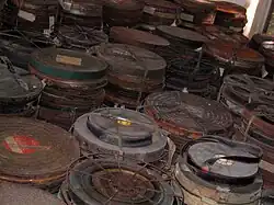 Various decaying old Filipino films. Restoration of some films have been undertaken by the ABS-CBN Film Restoration Project