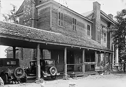 Rear view by HABS in 1935.