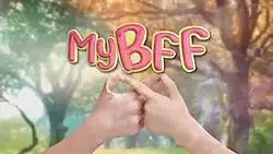 An image of two hands, with fingers next to each other. Trees are seen in the background. The series title is displayed on the upper center of the image.