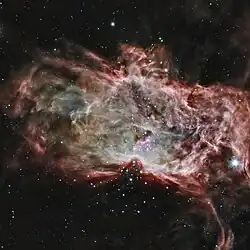 The Flame Nebula (NGC 2024) - based on Chandra X-Ray and Spitzer Infrared images