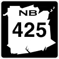 Route 425 marker