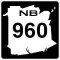 Route 960 marker