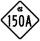 North Carolina Highway 150A marker