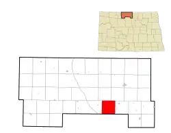 Location of Elysian Township