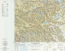 Map including Dahongliutan (Ta-hung-liu-t'an) (DMA, 1982)