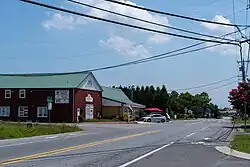 Intersection of Nassau Road and New Road