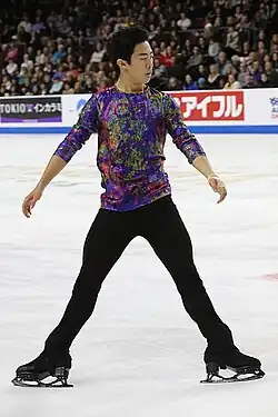 Nathan Chen at the 2019 Skate America