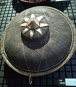 Visayan sarók, made from woven nito fern