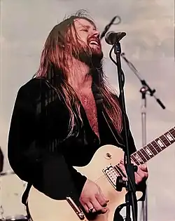 Carswell singing with Copperhead in 1992
