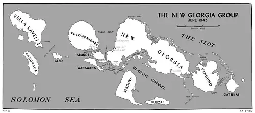 The New Georgia group of islands