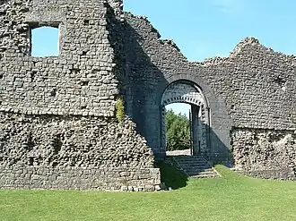 Newcastle Castle, Bridgend – a Norman doorway