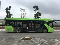 VinBus electric bus at VOP