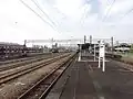 Nobeoka Station platforms in May 2013