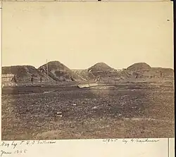 Interior view of the first three Traverses of the Northwest salient adjoining the River road [36]