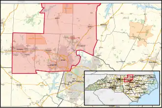 District boundaries from 2023 to 2025