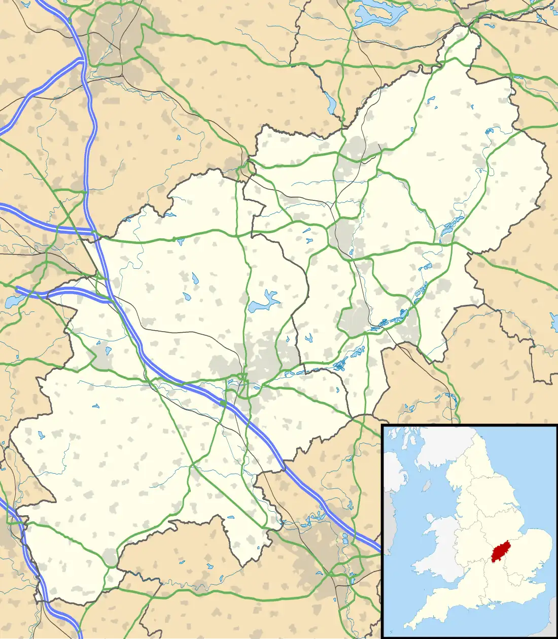 Collingtree is located in Northamptonshire