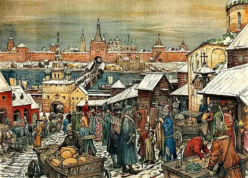 Novgorod marketplace