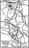 Map 4: Movements to Yellow Tavern: 8–11 May 1864.