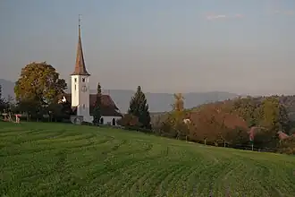 Oberwil bei Büren village church