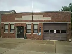 The old Hodgkins Village Hall and Fire Station