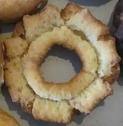 A plain old-fashioned doughnut