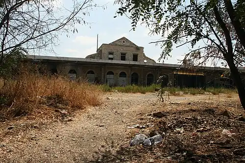 Jerusalem railway station in 2008 before being extensively restored.
