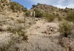 Old Mine Trail path leading up to the Silly Mountain Mine