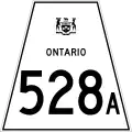 Highway 528A marker