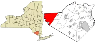 Location in Orange County and New York