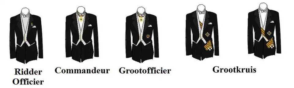 Wear of insignia of the order.
