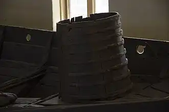 Barrel in the Oseberg ship.