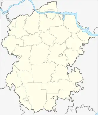 Shumerlya is located in Chuvash Republic