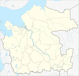 Topsa is located in Arkhangelsk Oblast