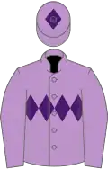 Mauve, Purple triple diamond and diamond on cap
