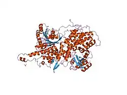 1nvw: Structural evidence for feedback activation by RasGTP of the Ras-specific nucleotide exchange factor SOS