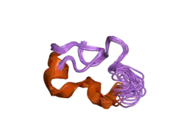 2fj4: SOLUTION STRUCTURE OF a-domain of HUMAN Metallothionein-3 (MT-3)