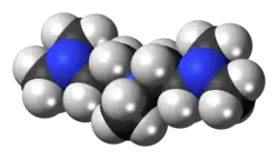 Spacefill model of PMDTA